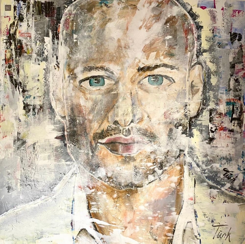 Christian  - Acryl auf Leinwand, Januar 2018 - Kunstwerk von Sabine Türk