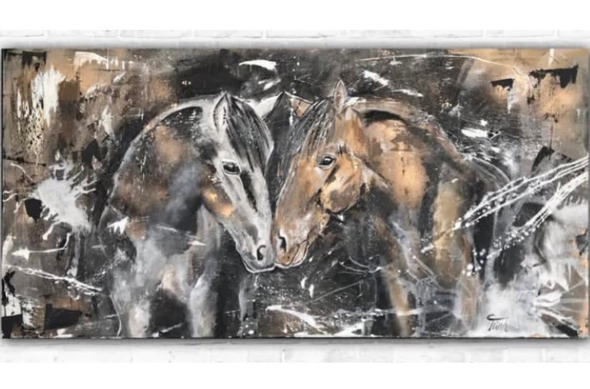 Pferde - Kunstwerk von Sabine Türk