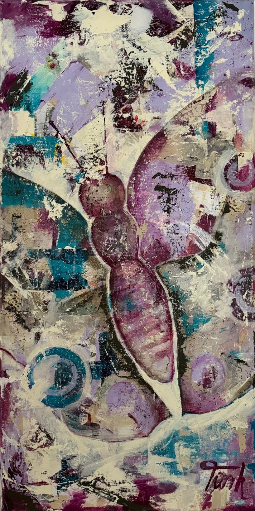 Schmetterling - Kunstwerk von Sabine Türk