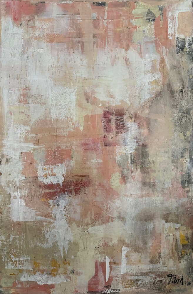 Abstrakt Puder - Kunstwerk von Sabine Türk