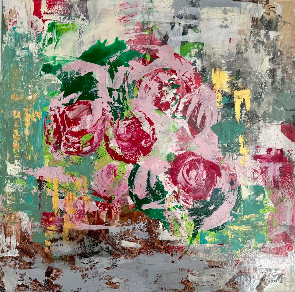 Ranunkeln 1 - Kunstwerk von Sabine Türk