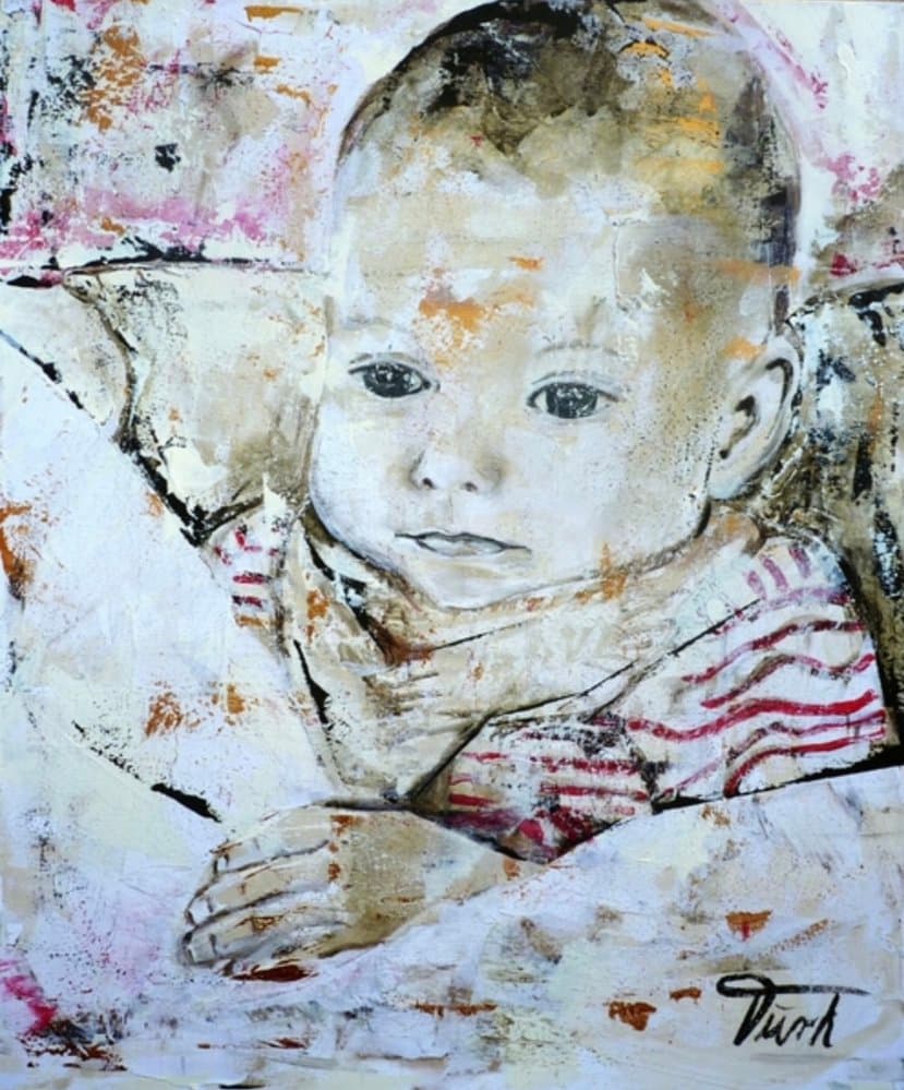 Baby Beige - Kunstwerk von Sabine Türk