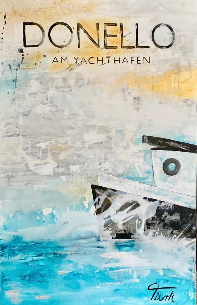 Boot Donello - Kunstwerk von Sabine Türk