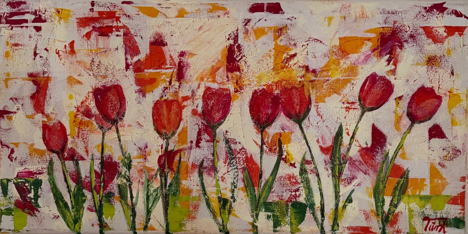 Tulpen - Kunstwerk von Sabine Türk