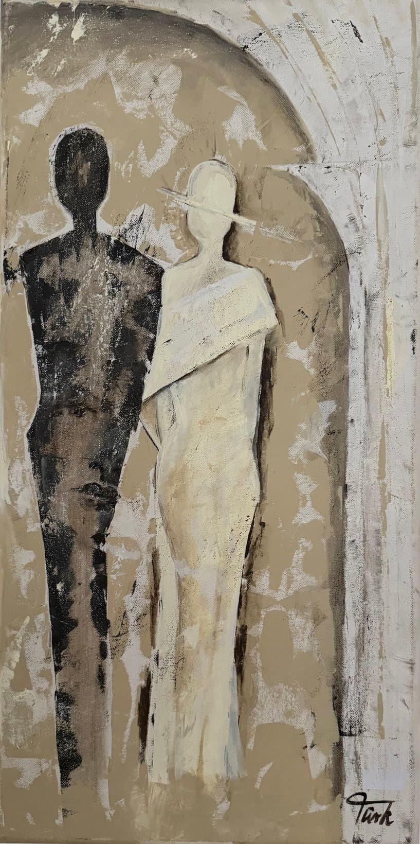 Liebespaar - Kunstwerk von Sabine Türk