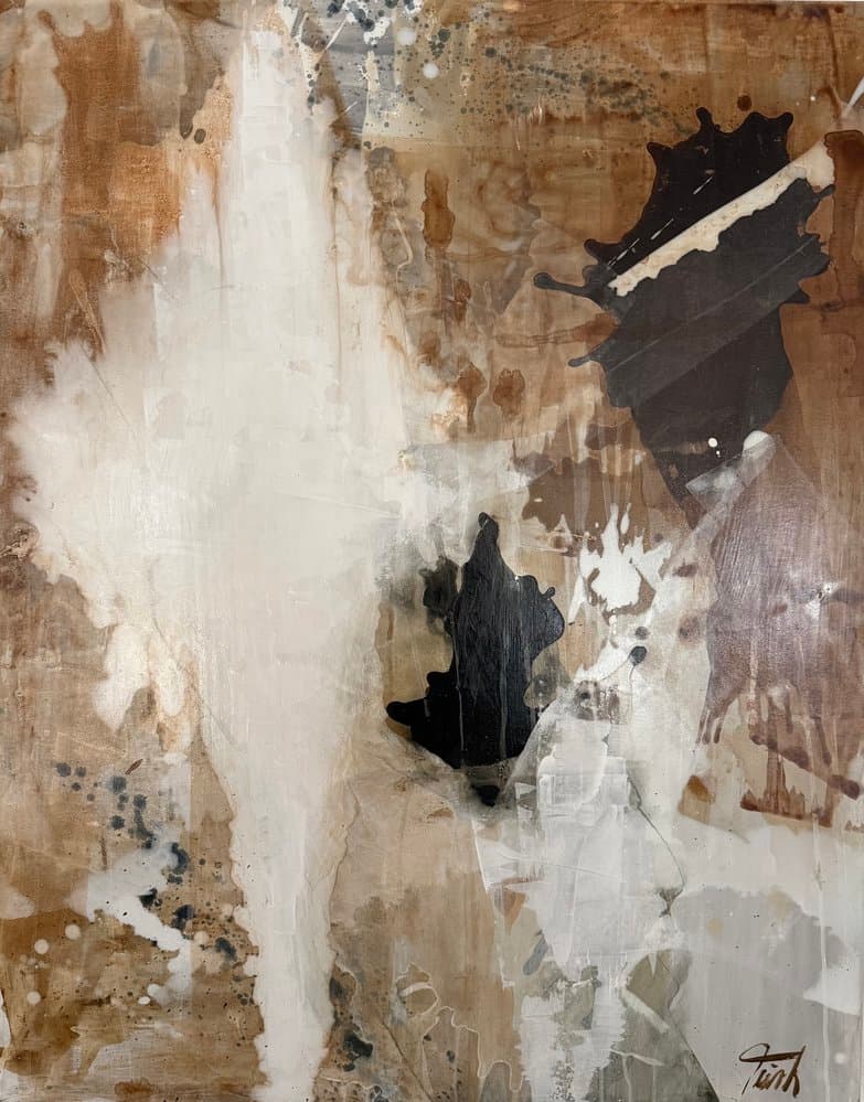 Abstrakt Zuckerwatte - Kunstwerk von Sabine Türk