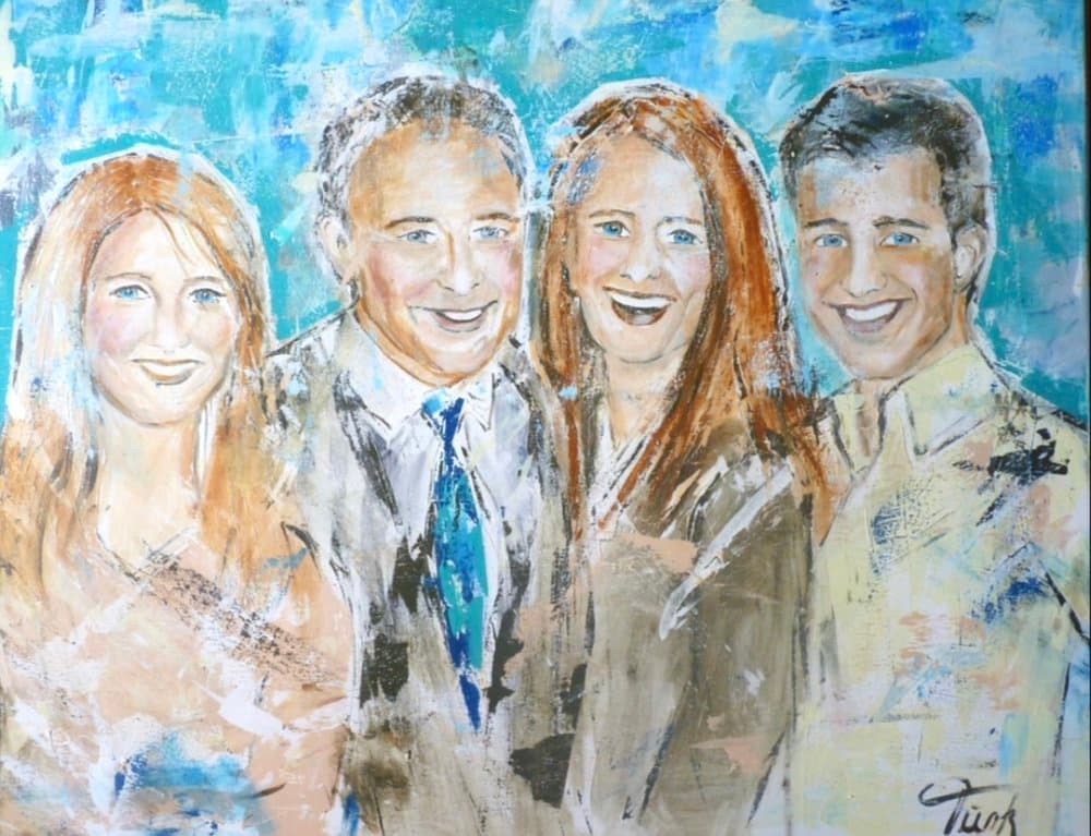 Familie D. - Kunstwerk von Sabine Türk