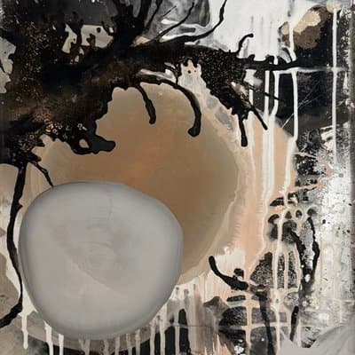 Abstrakt Schwarz Grau - Galerie Bild 1