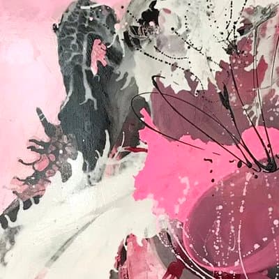 Abstrakt Rosa Pink 1 - Galerie Bild 1