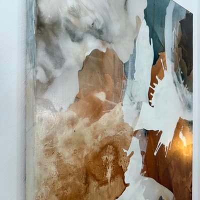 Abstrakt Braun Grau - Galerie Bild 2