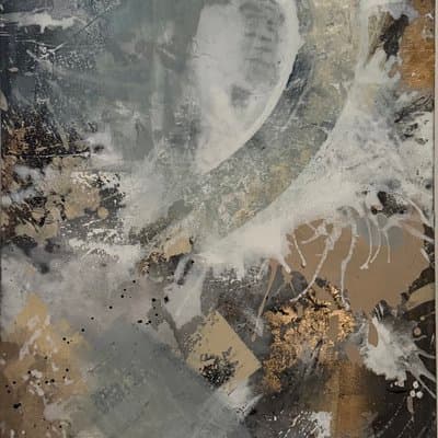 Abstrakt Grau Blau - Galerie Bild 1