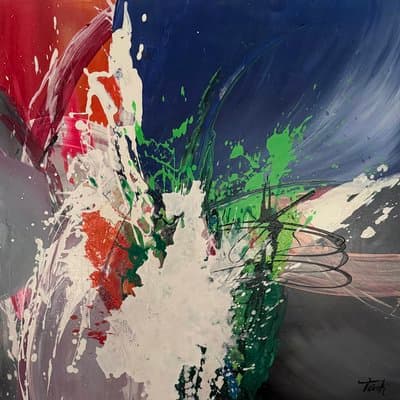 Abstrakt Blau Grün  - Galerie Bild 1