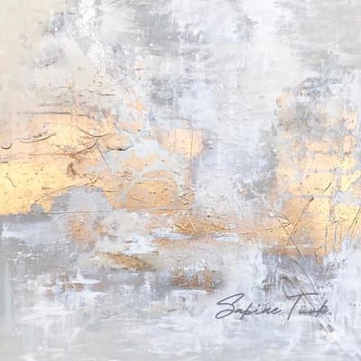 Abstrakt Gold und Sand - Galerie Bild 1